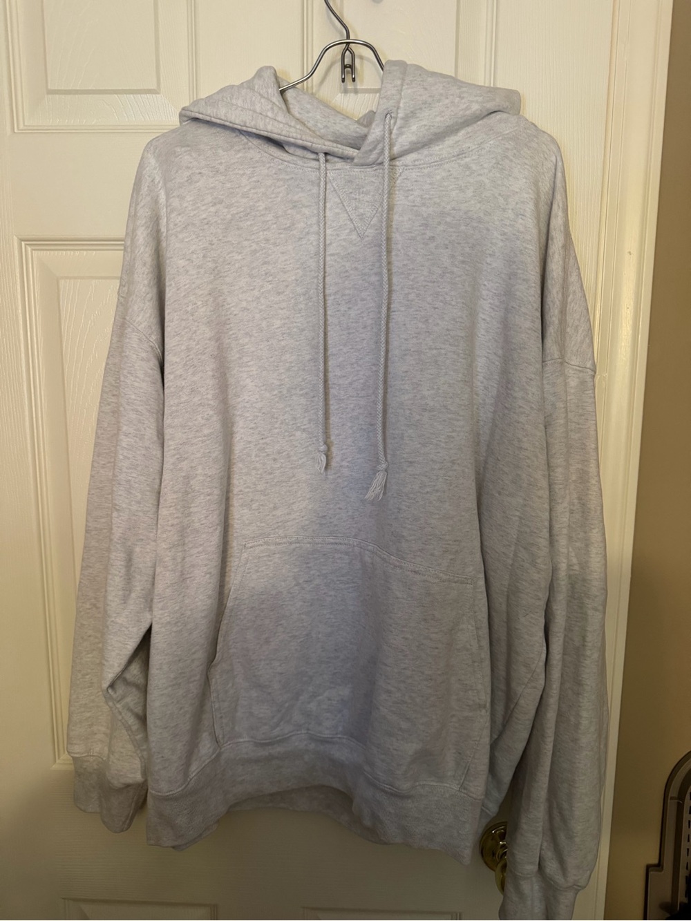 Brandy Melville Light Gray Crewneck Hoodie